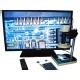 Mikroskop Digital VGA/AV/USB untuk industri elektronik 