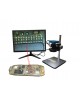 Mikroskop Digital Industri 300x Full HD IMX307 Stand Vertikal Profesional